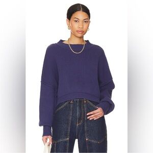 Free People Easy Street Cropped Sweater Size: S